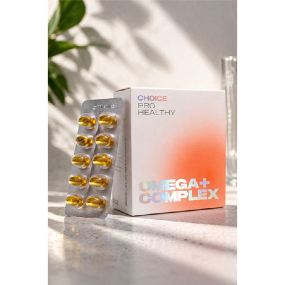 Комплекс омега 3-6-9 OMEGA COMPLEX + — для серця та імунітету, та загального здоров’я