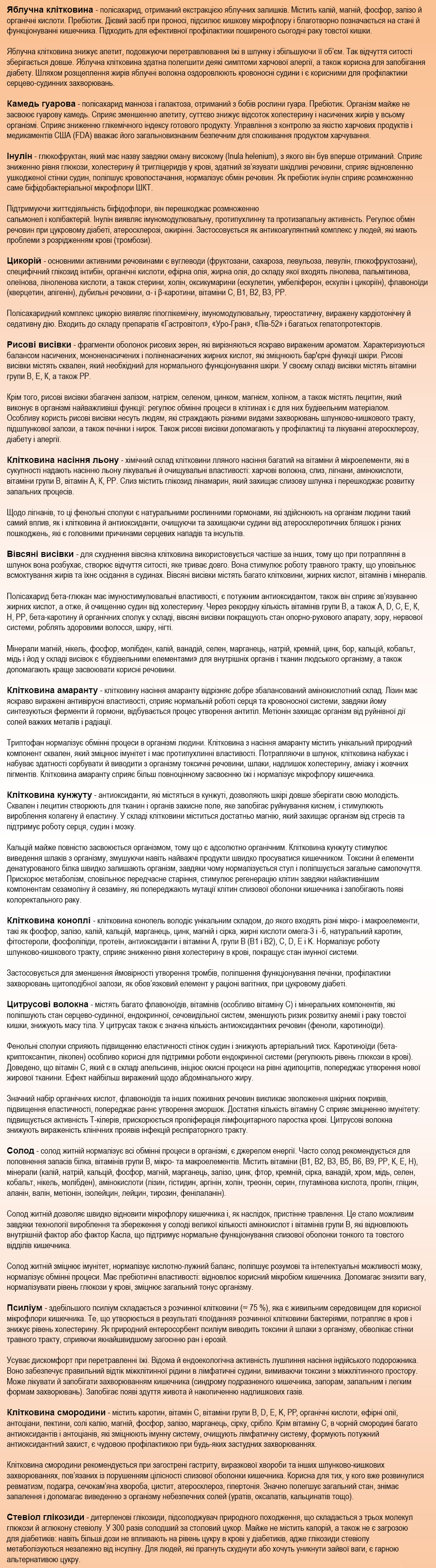 клітковина для схуднення 