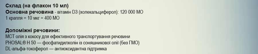 яка норма вітаміну D3 на день