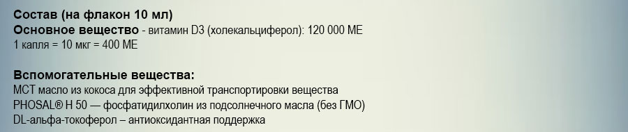 какая норма витамина D3 в день