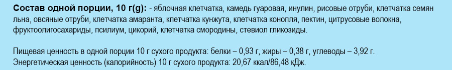 клетчатка для контроля аппетита и иммунитета